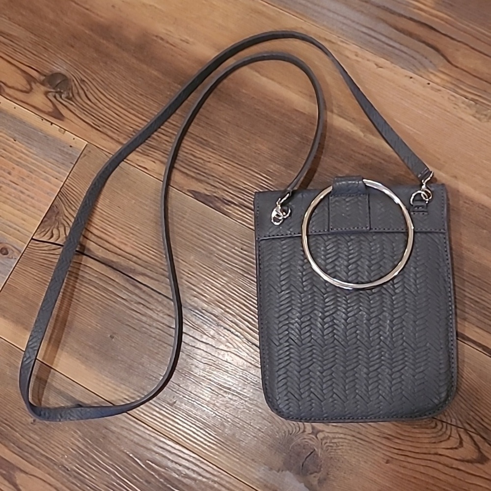 PUNTO FIBBIA Genuine Leather Unique Crossbody/Clutch Bag, Made in Italy